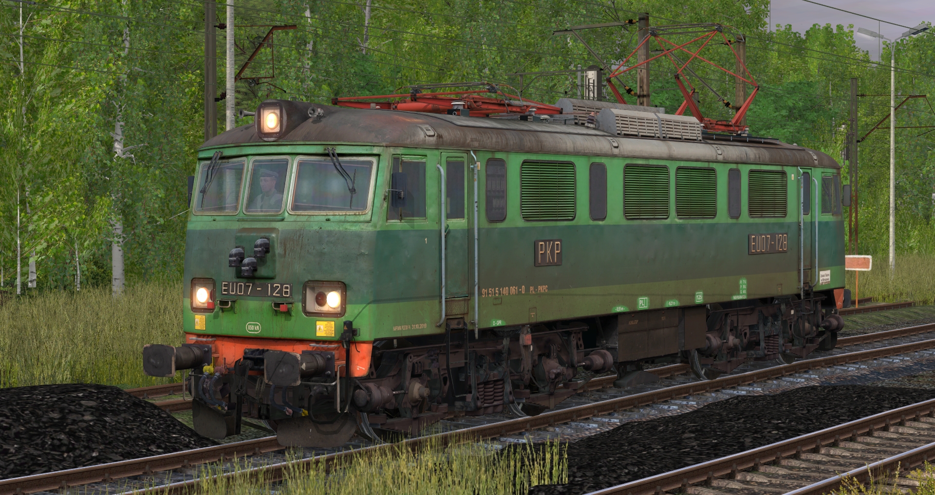 Lokomotywa EU07-128 PKP Cargo